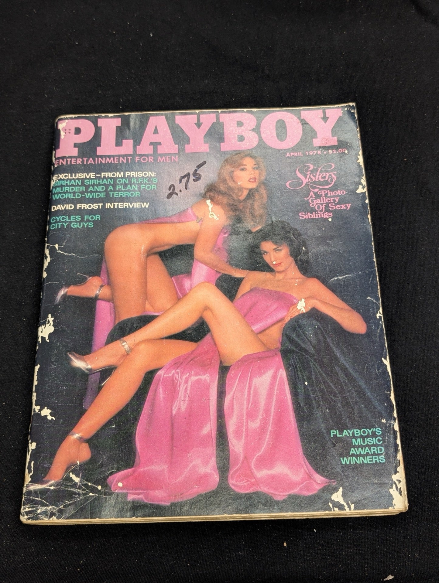 Playboy Magazine April 1978 Sisters Pictorial Sirhan Sirhan Interview Vintage