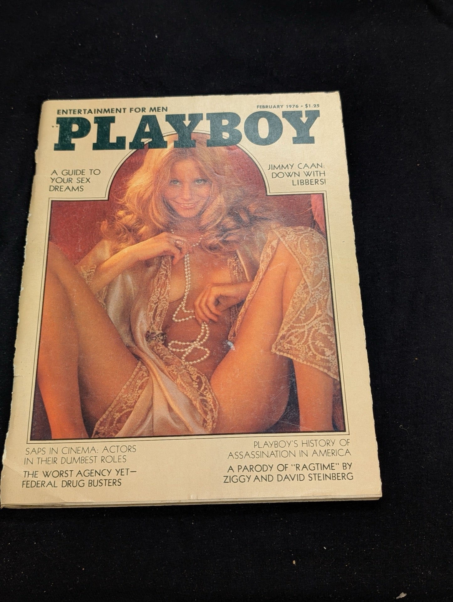 Playboy Magazine February 1976 James Caan Interview Ragtime Parody Vintage