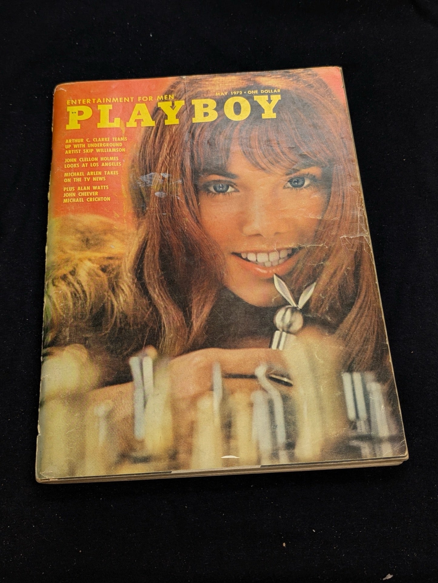 Playboy Magazine May 1972 Arthur C Clarke Michael Crichton Sci-Fi Vintage