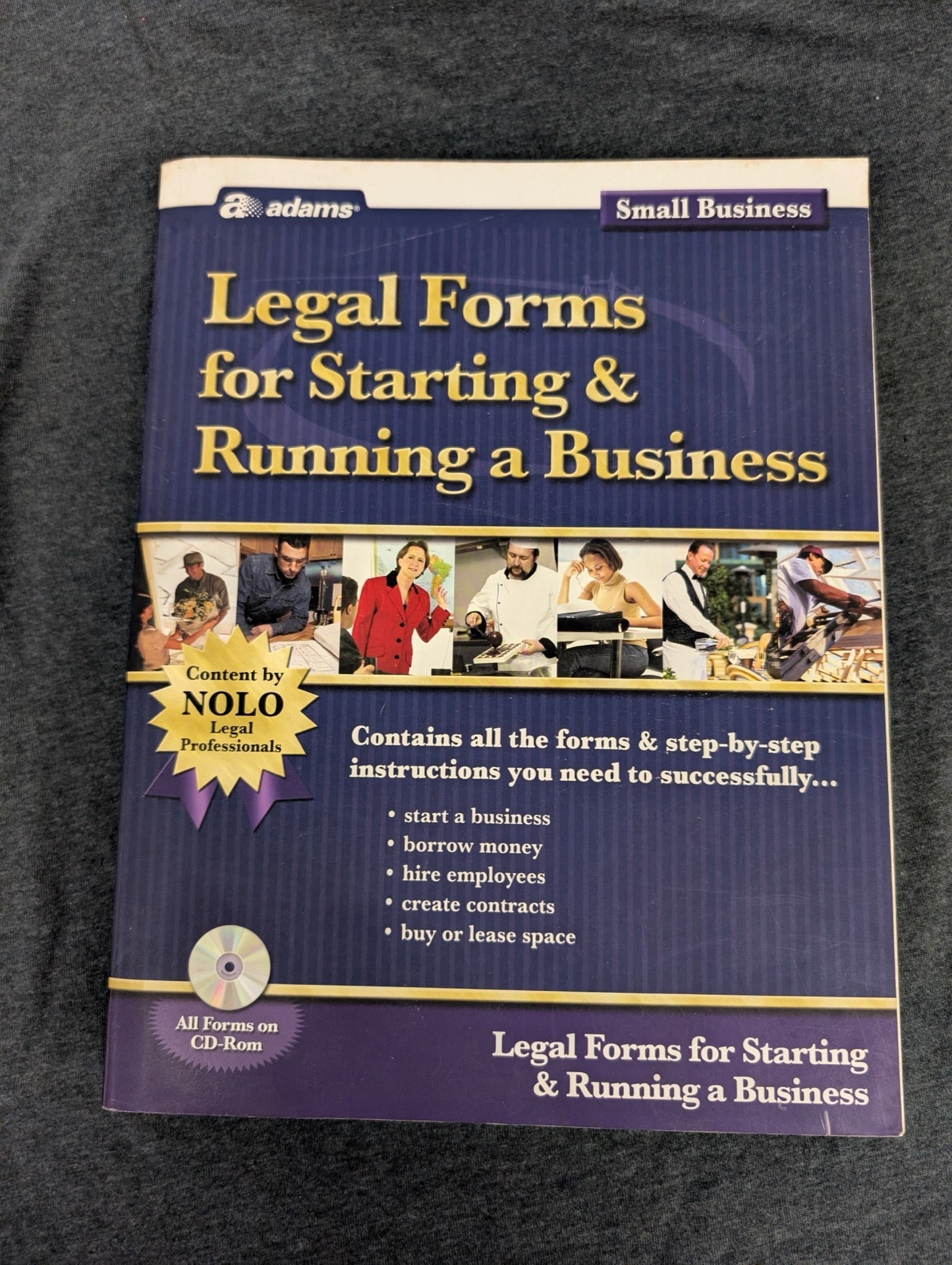 Adams Legal Forms for Starting & Running a Small Business NOLO Content