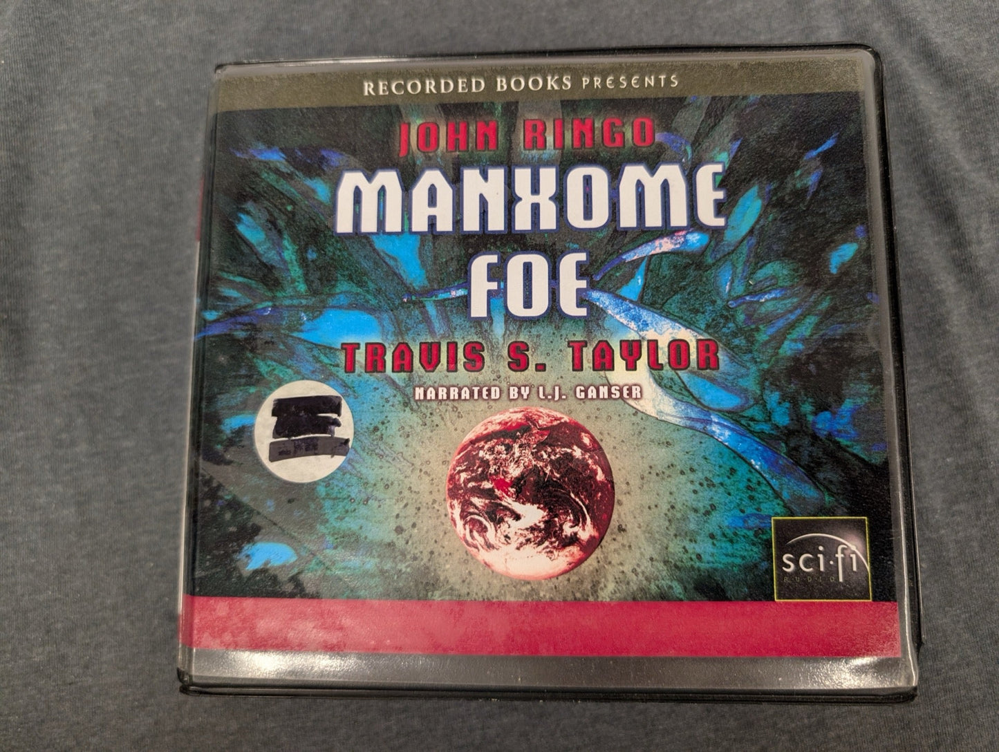 Manxome Foe John Ringo Travis S Taylor Sci-Fi Audiobook CD L.J. Ganser