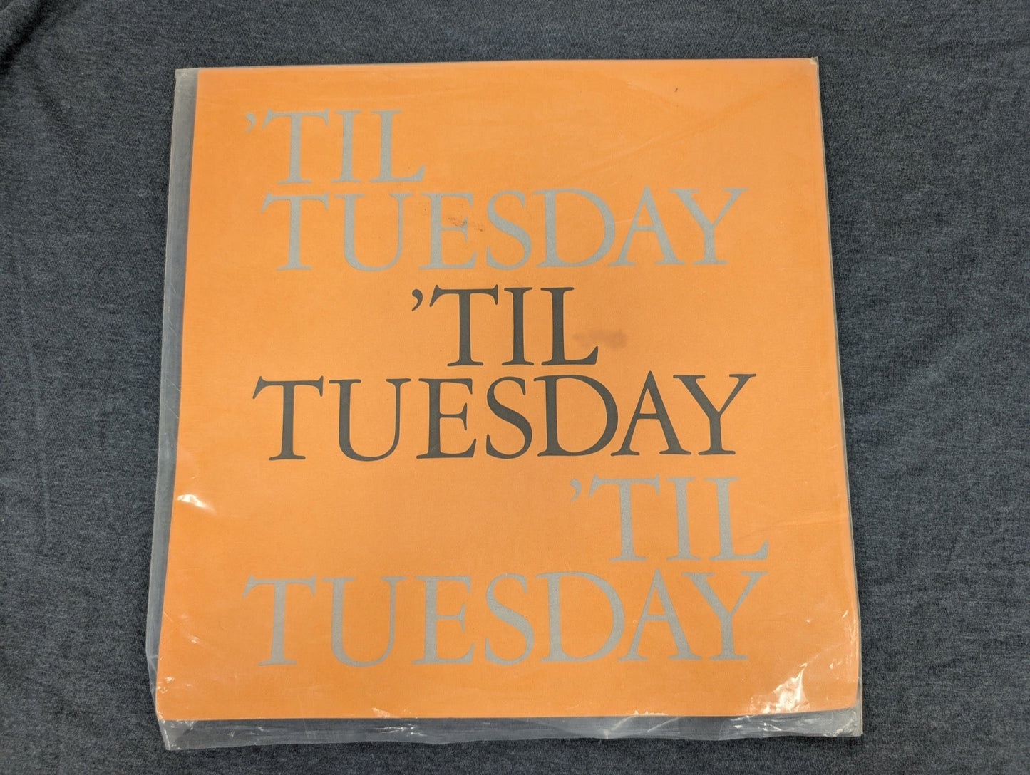Til Tuesday - Vintage 12" Vinyl Single sleeve only- Orange Cover Aimee Mann