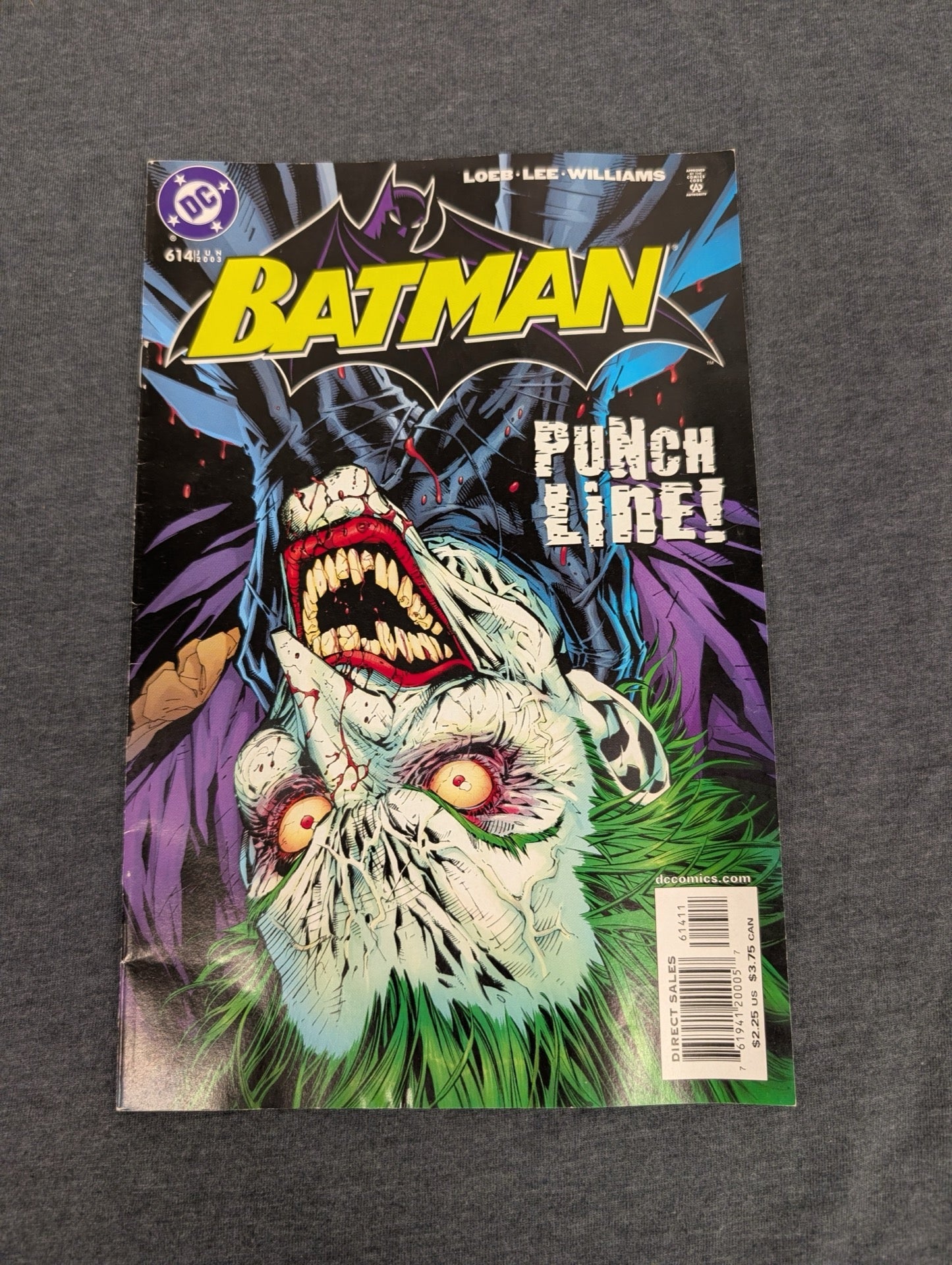 Batman #614 June 2003 Hush Storyline Jim Lee Joker Cover