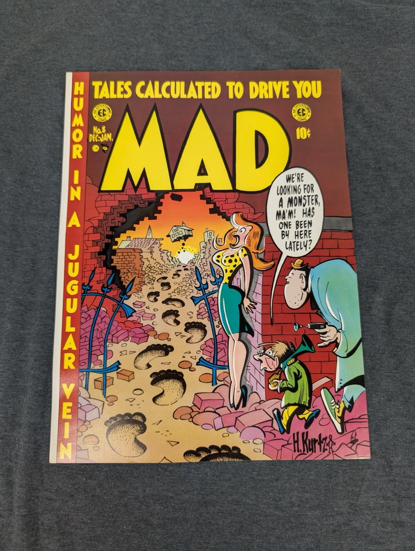 MAD Magazine Comic #8 Reprint EC Comics Giant Monster King Kong Parody Cover