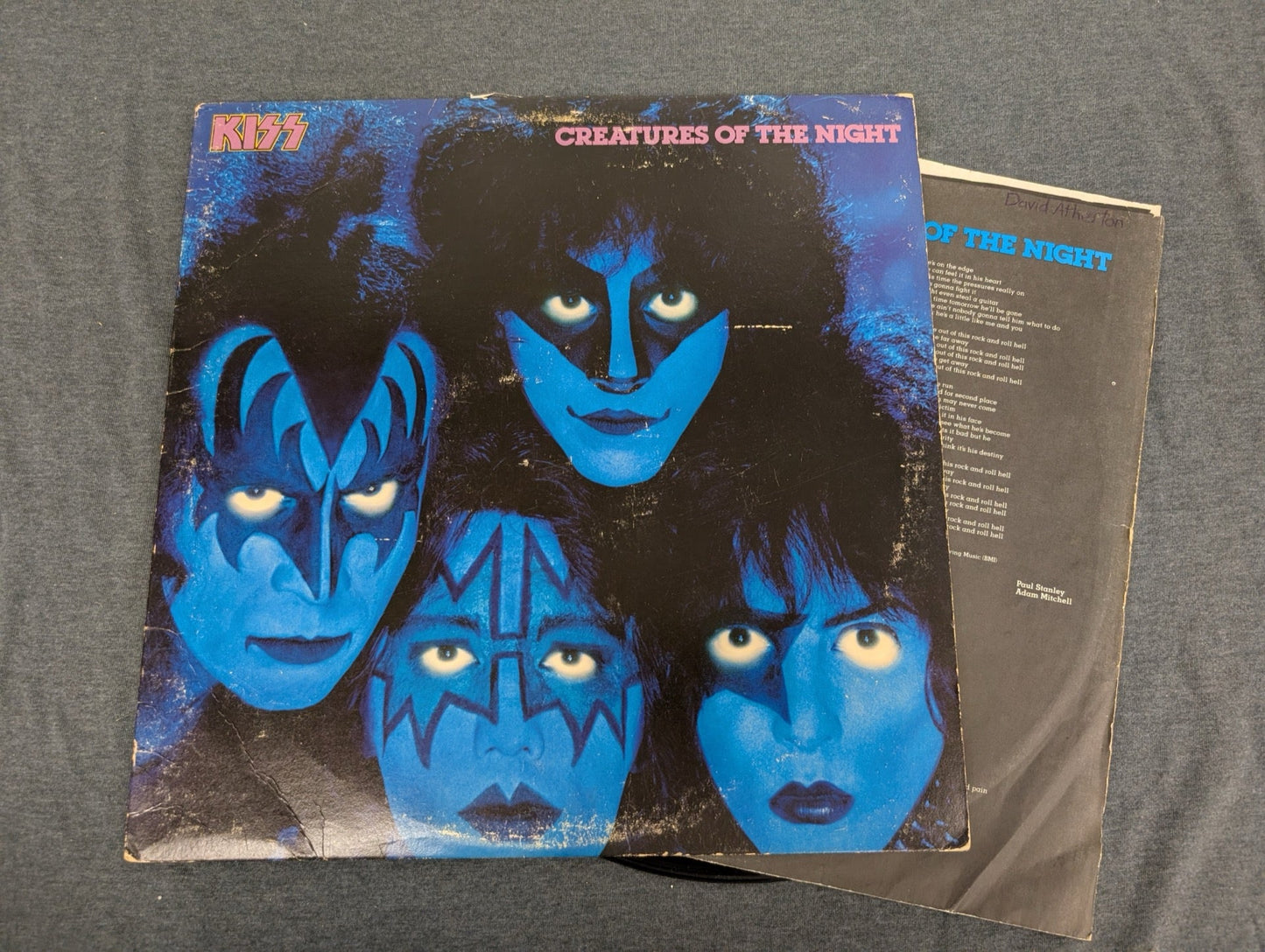 KISS Creatures of the Night Vinyl LP 1982 Casablanca Original Cover Art