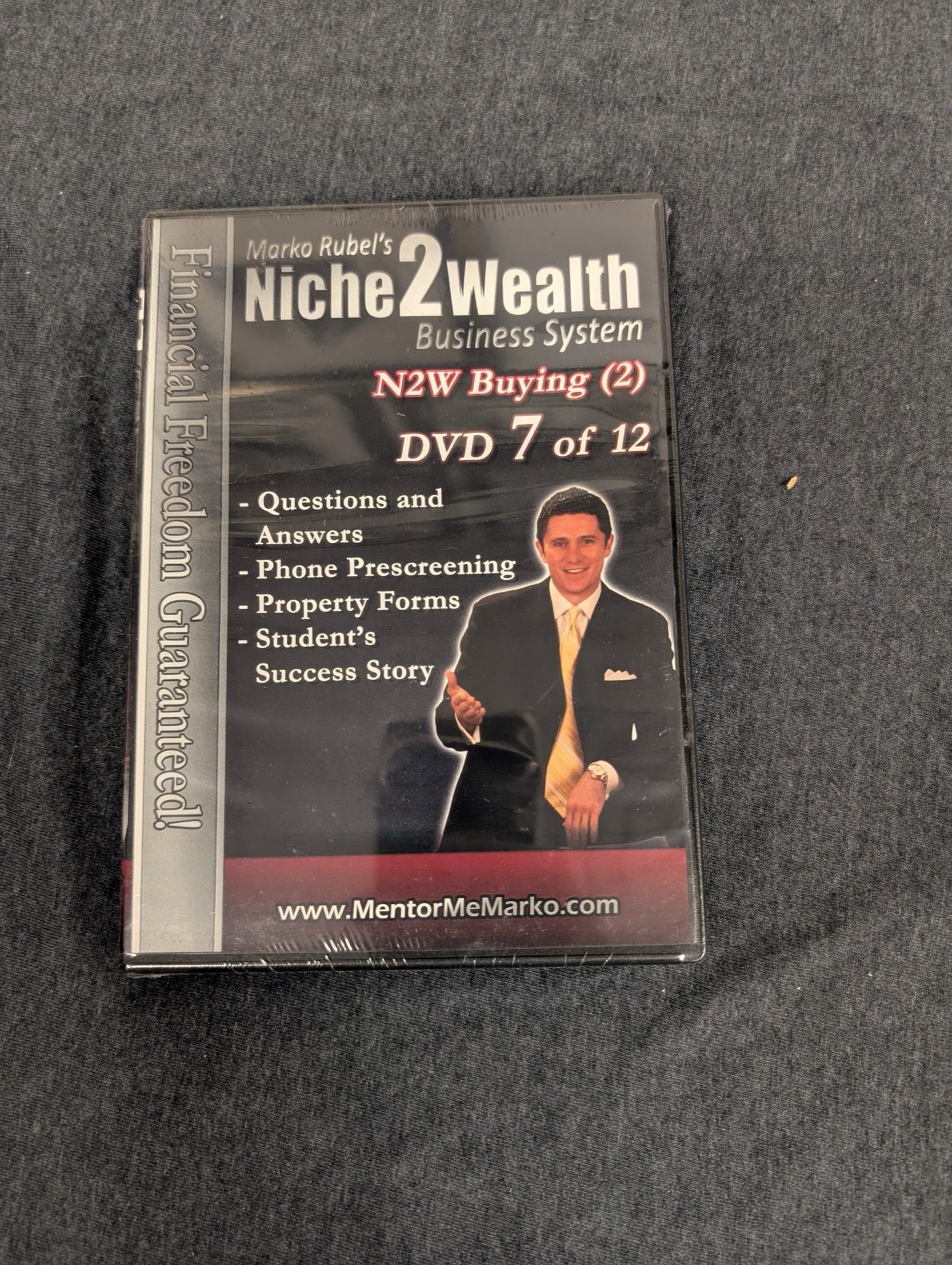 Marko Rubel Niche2Wealth DVD 7 of 12 N2W Buying 2 Real Estate Sealed