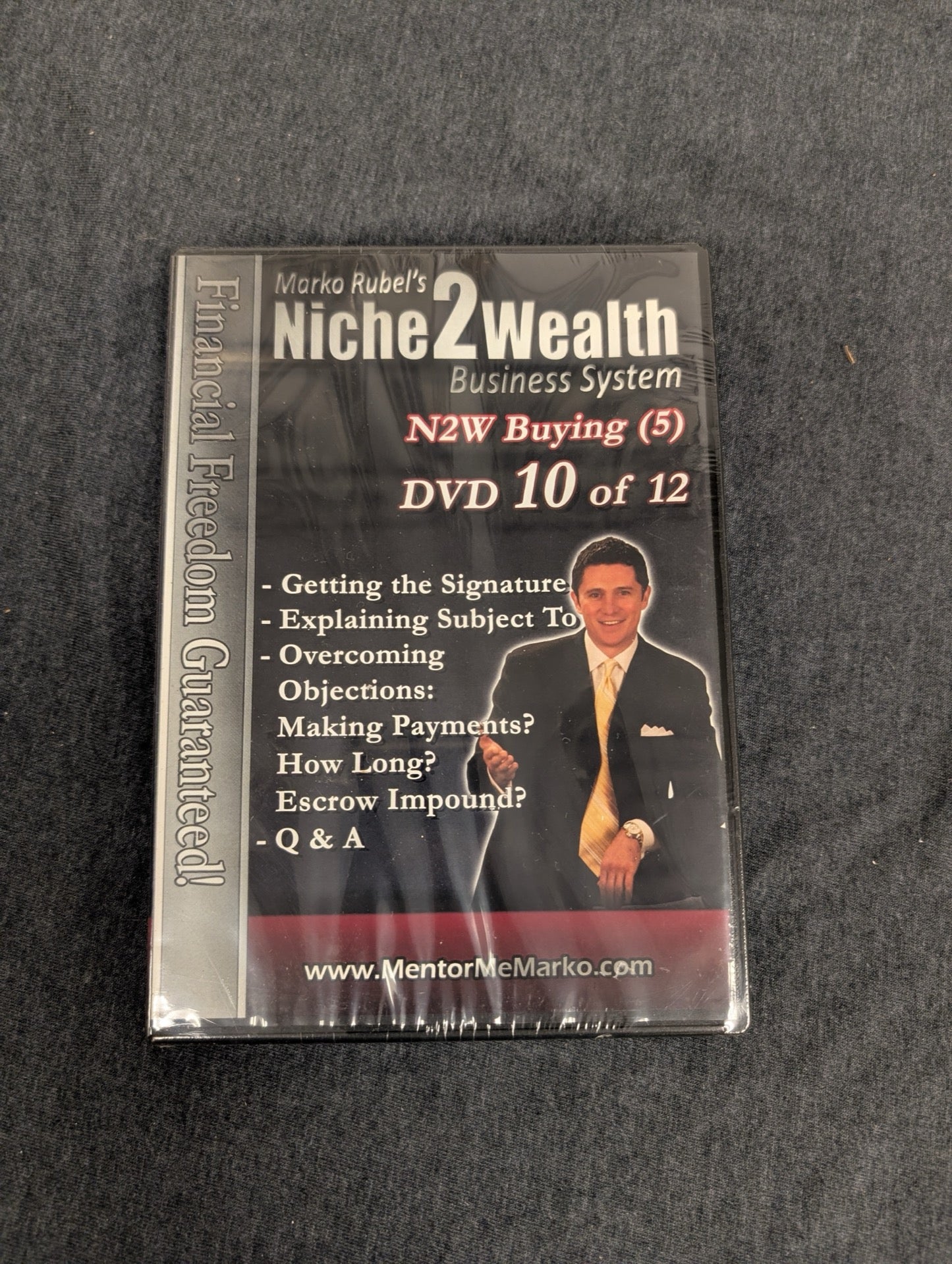Marko Rubel Niche2Wealth DVD 10 of 12 N2W Buying 5 Real Estate Sealed