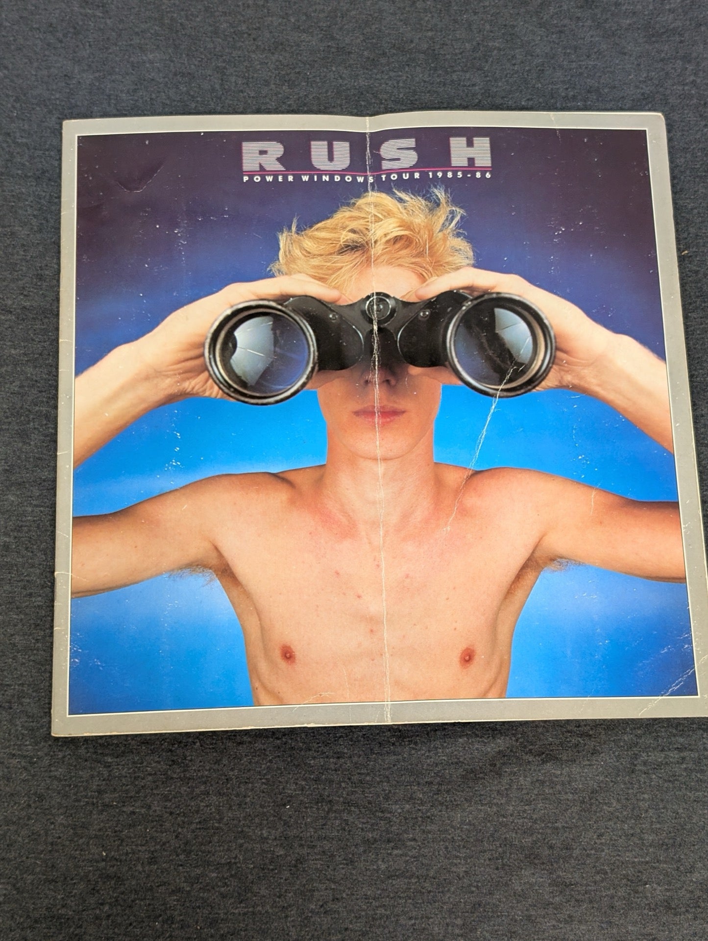 Rush Power Windows Tour Program 1985 1986 Concert Book Vintage Binoculars