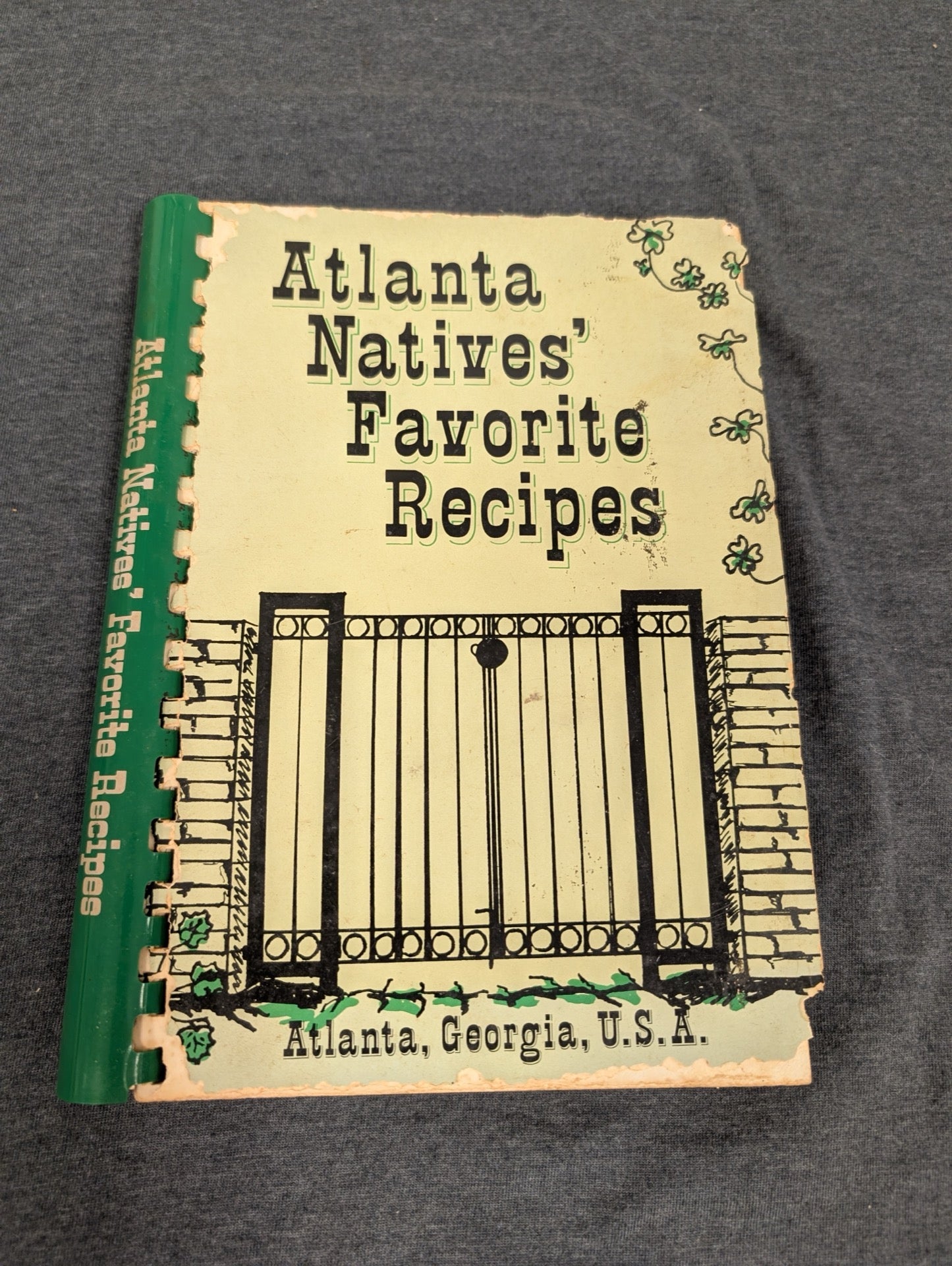 Atlanta Natives' Favorite Recipes - Vintage Georgia Community Cookbook Spiral