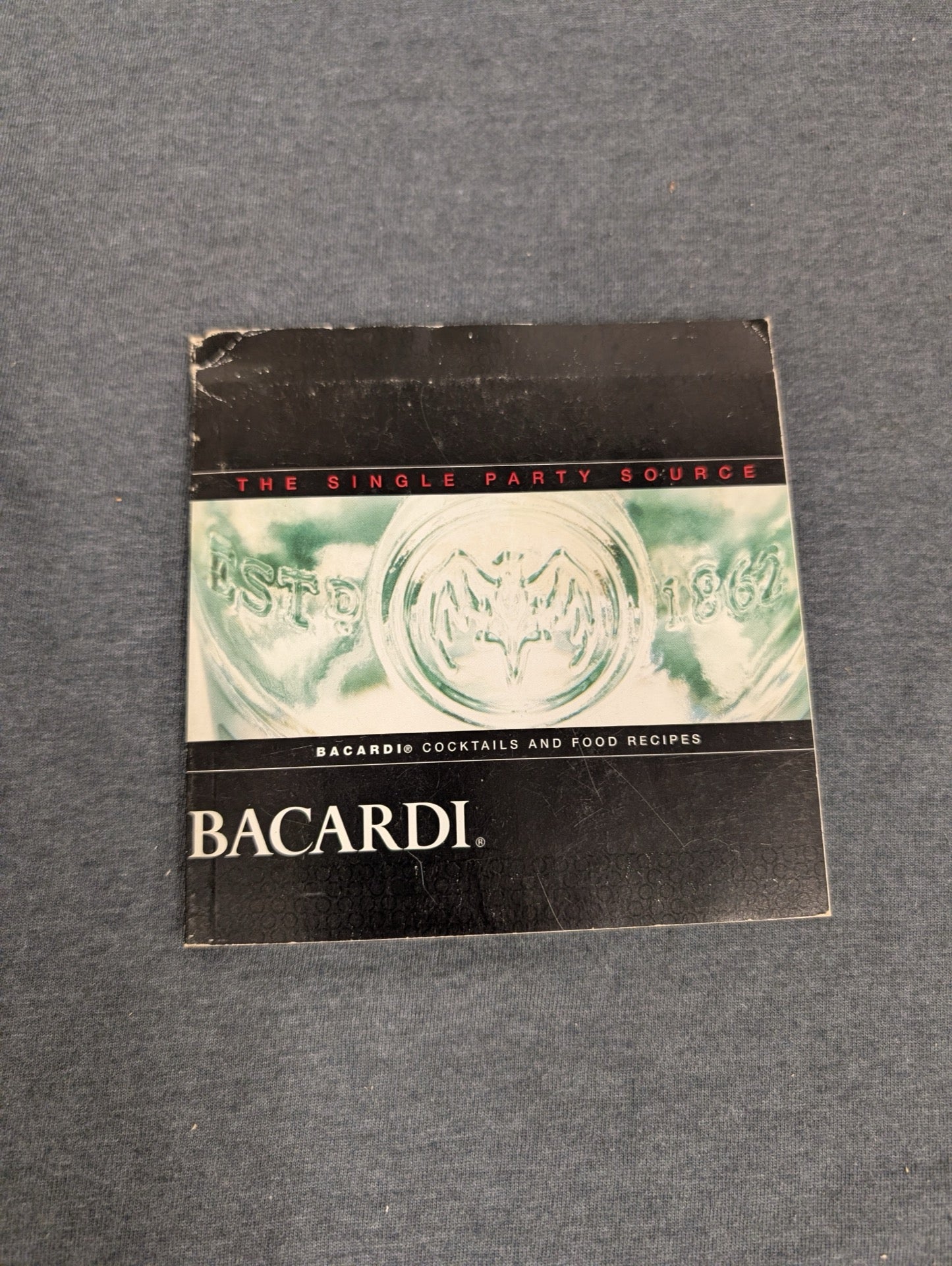 Bacardi Cocktails and Food Recipes Booklet - Vintage Barware Guide