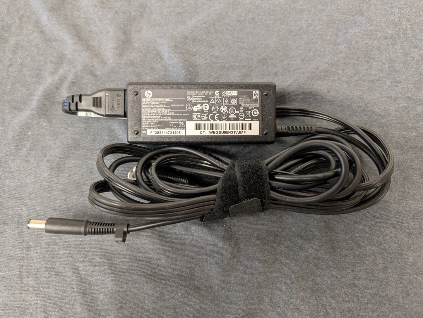 HP 65W AC Adapter PPP009H 613152-001