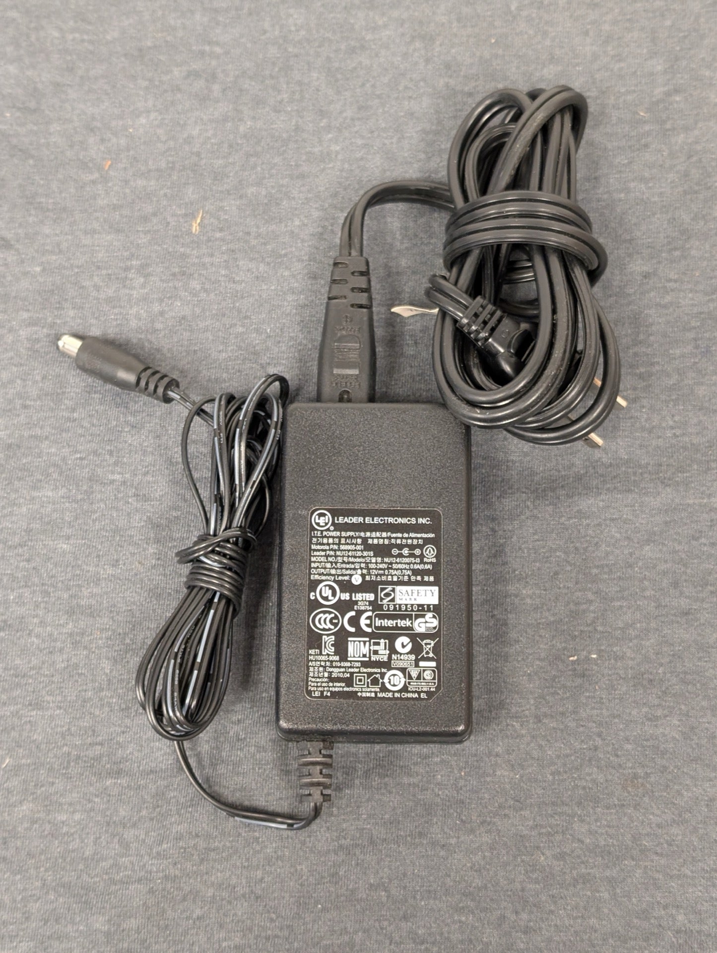 Leader Electronics NU12-6120075-I3 12V Adapter