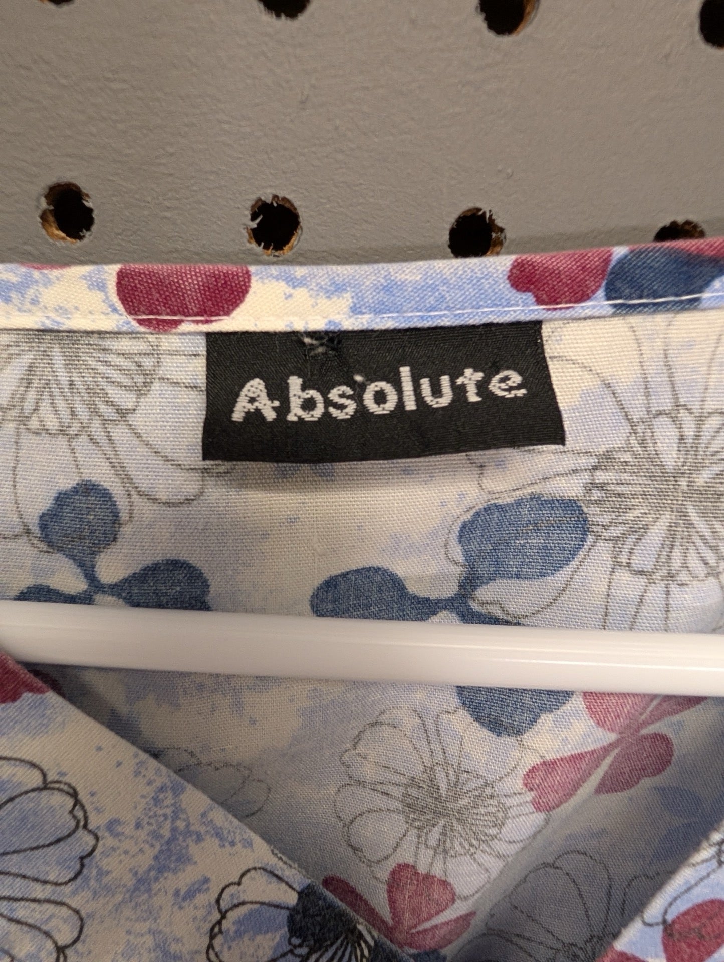 Tag showing Absolute brand