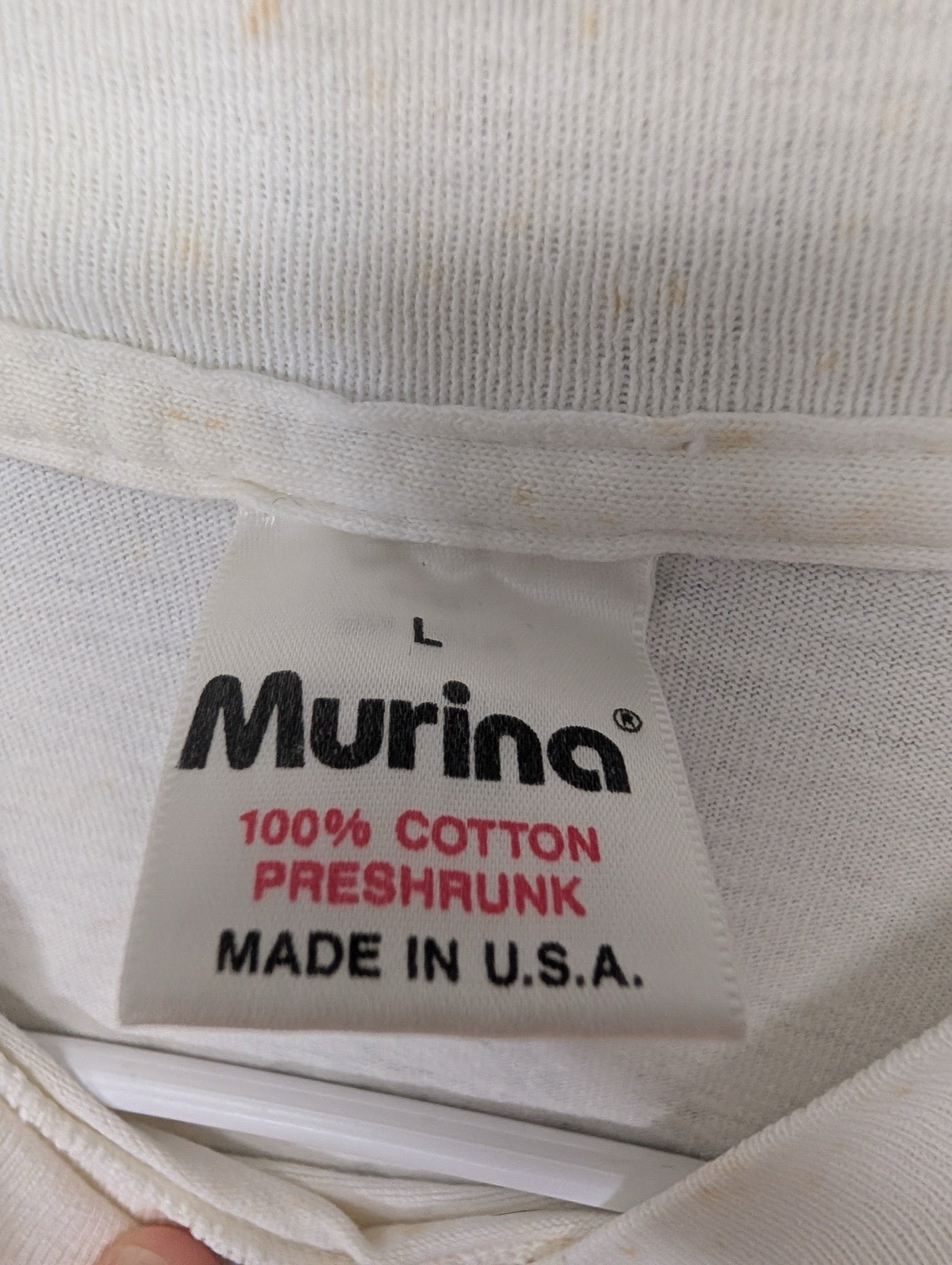 Vintage Murina Made in USA size large tag