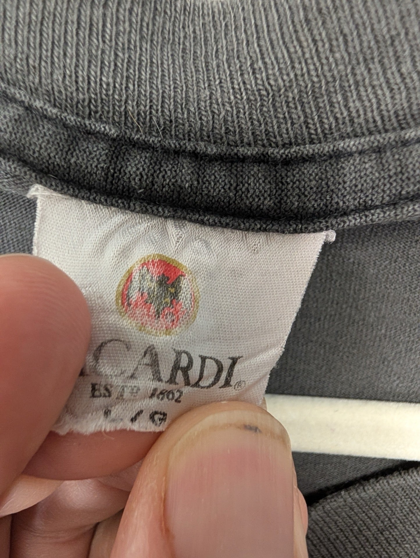 Bacardi size Large collar tag