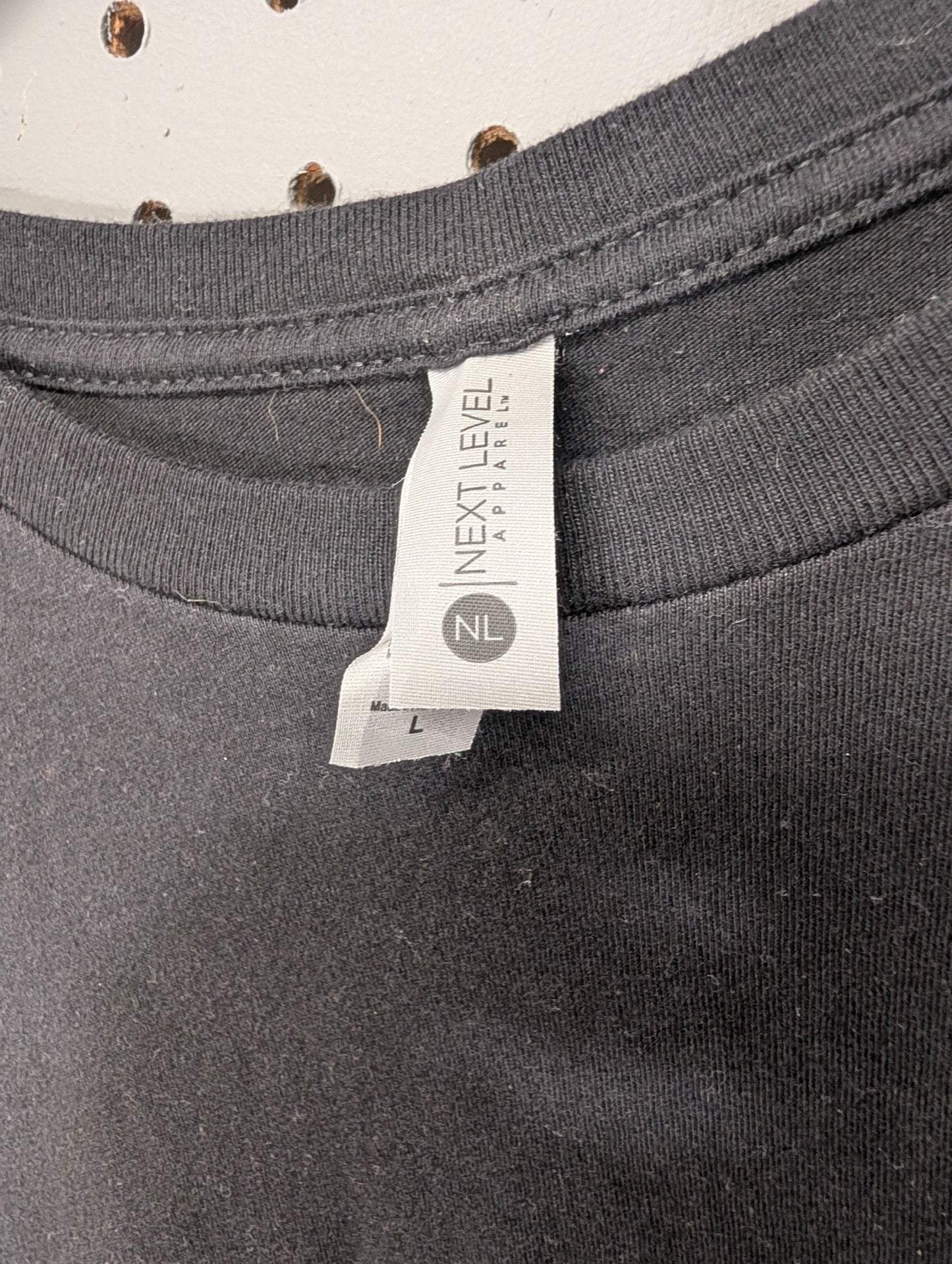 Next Level Apparel size Large tag