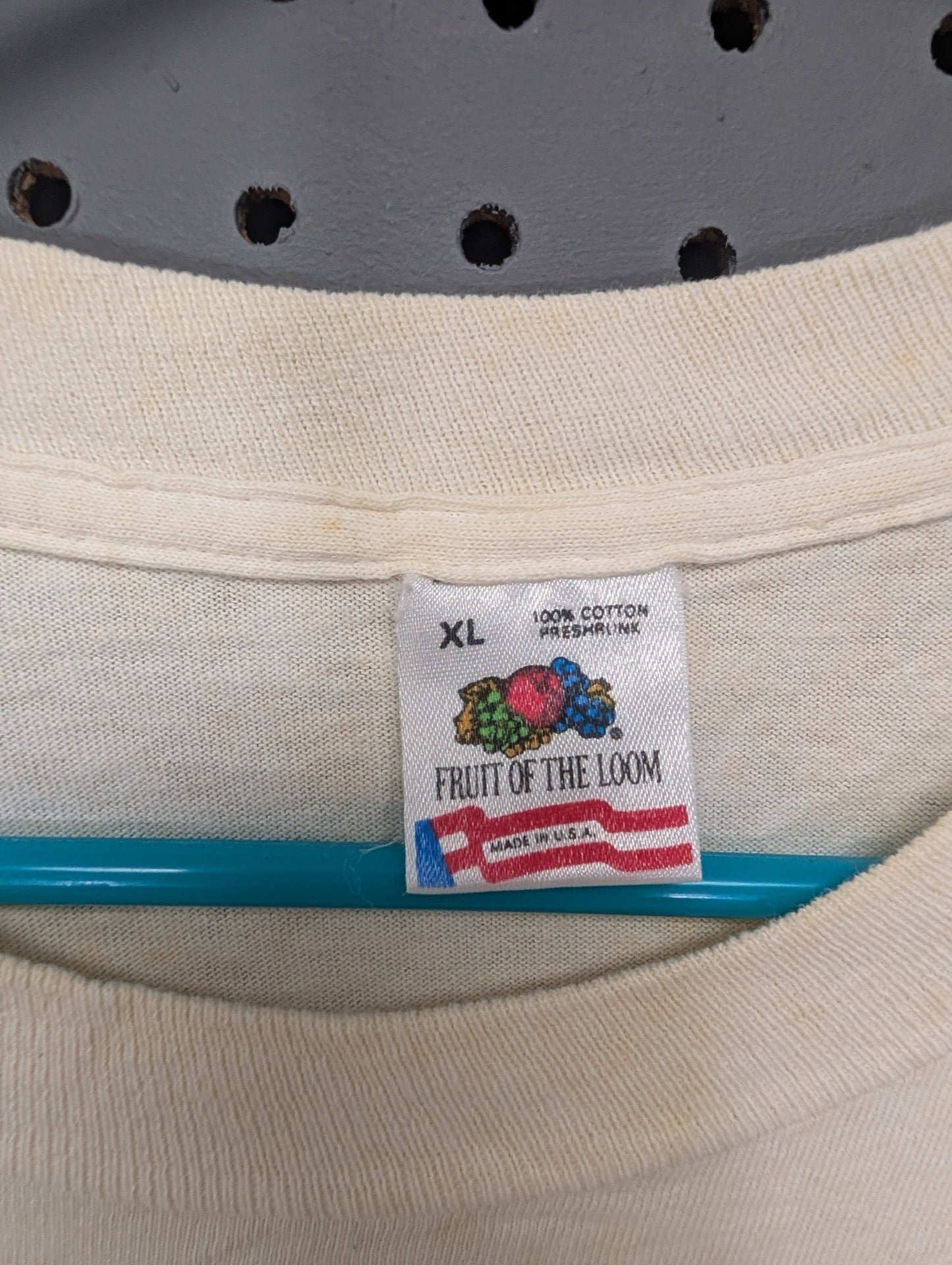 Vintage Fruit of the Loom Made in USA XL tag