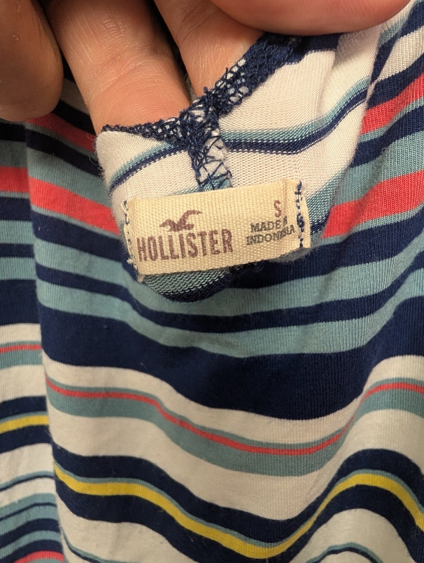 Size tag of Hollister dress size small