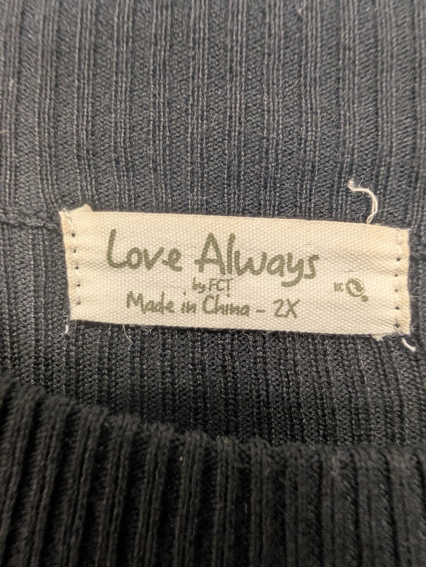 Love Always brand size 2X tag