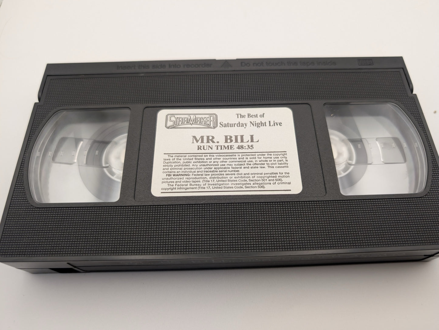 The VHS cassette tape