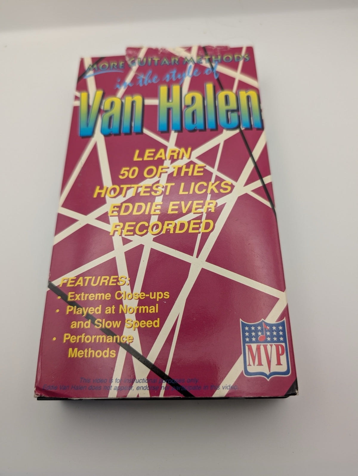 Front cover of Van Halen Guitar Methods VHS