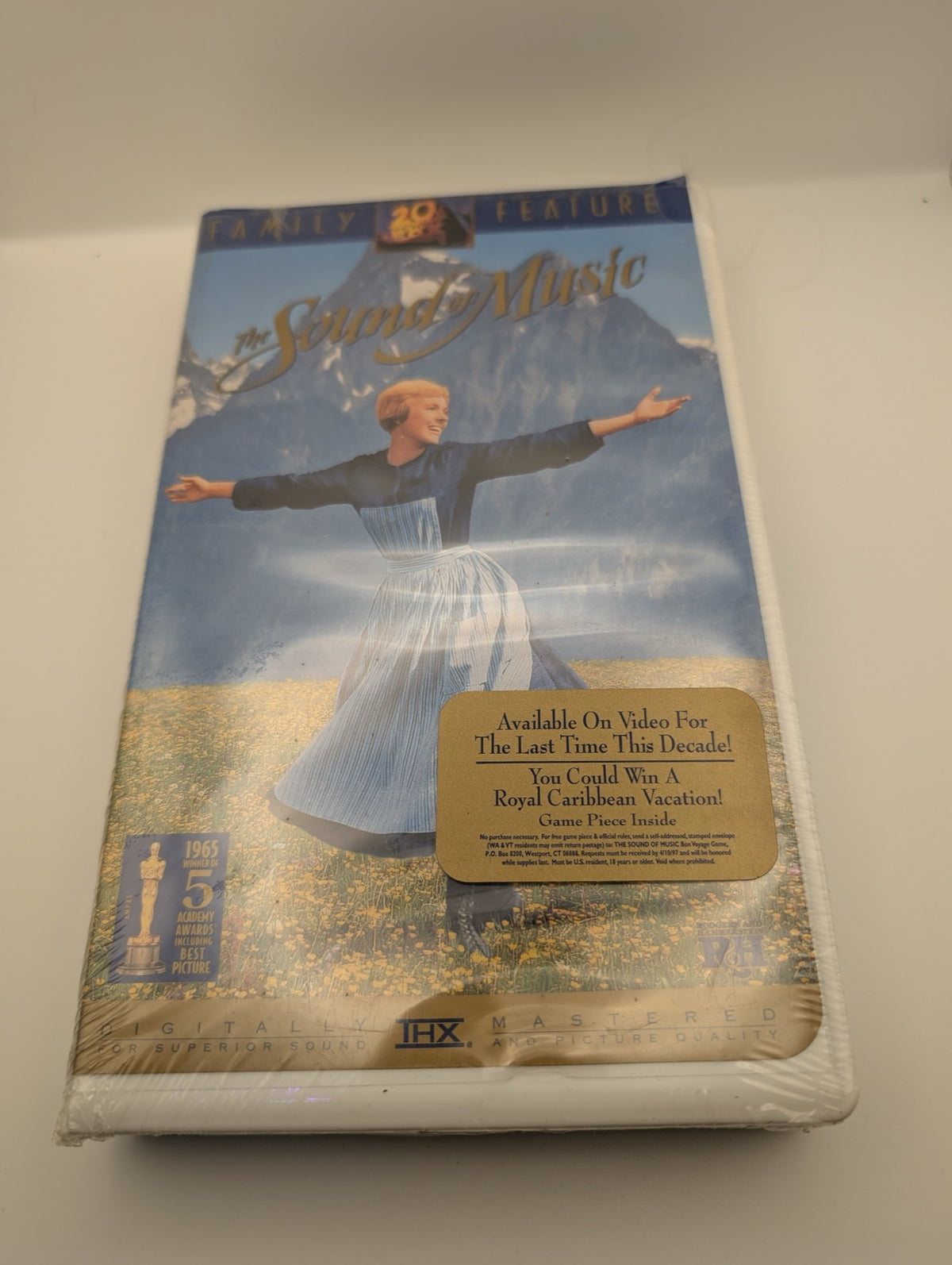 Front cover of sealed Sound of Music VHS