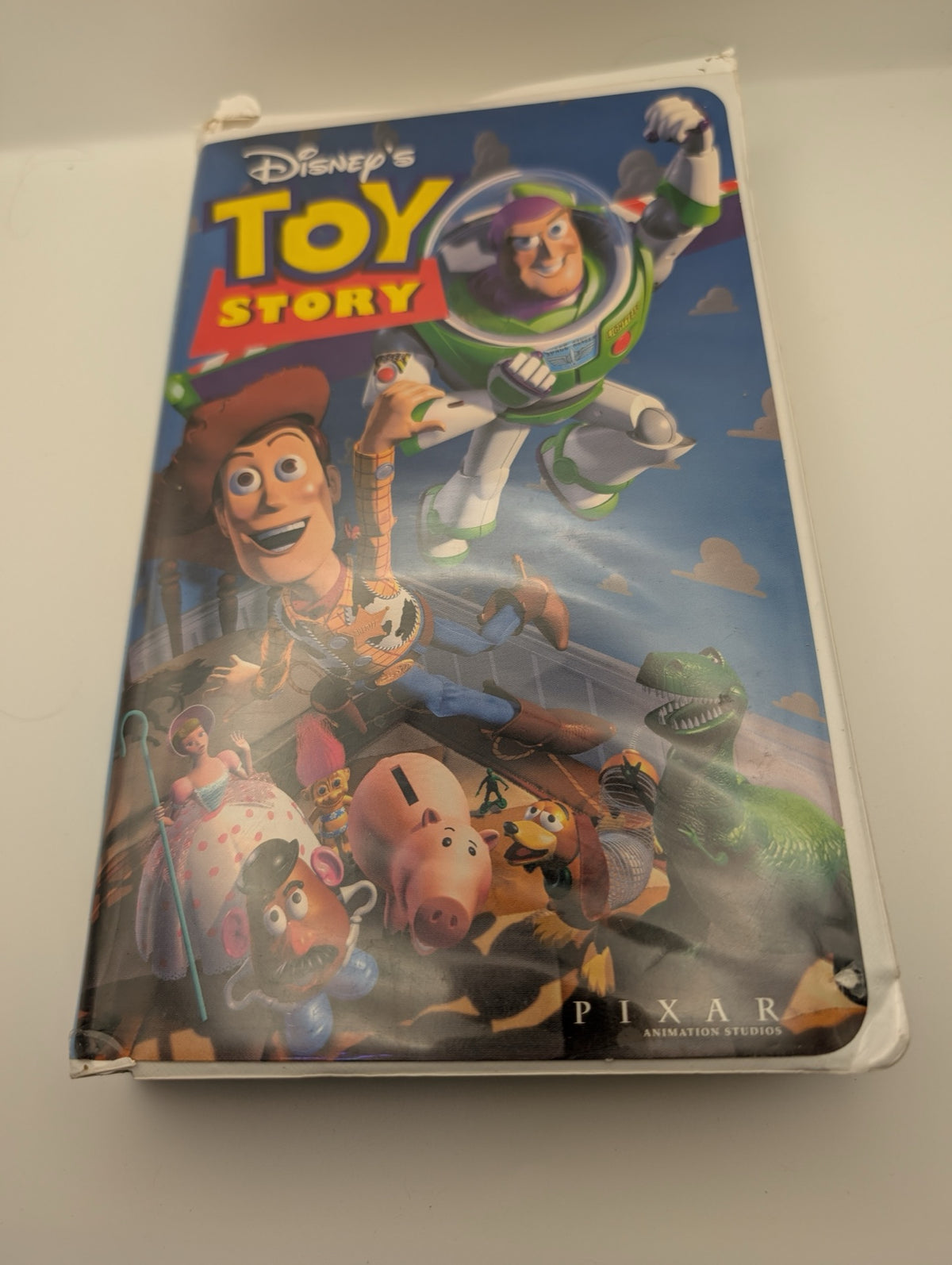 Front cover of Toy Story VHS clamshell