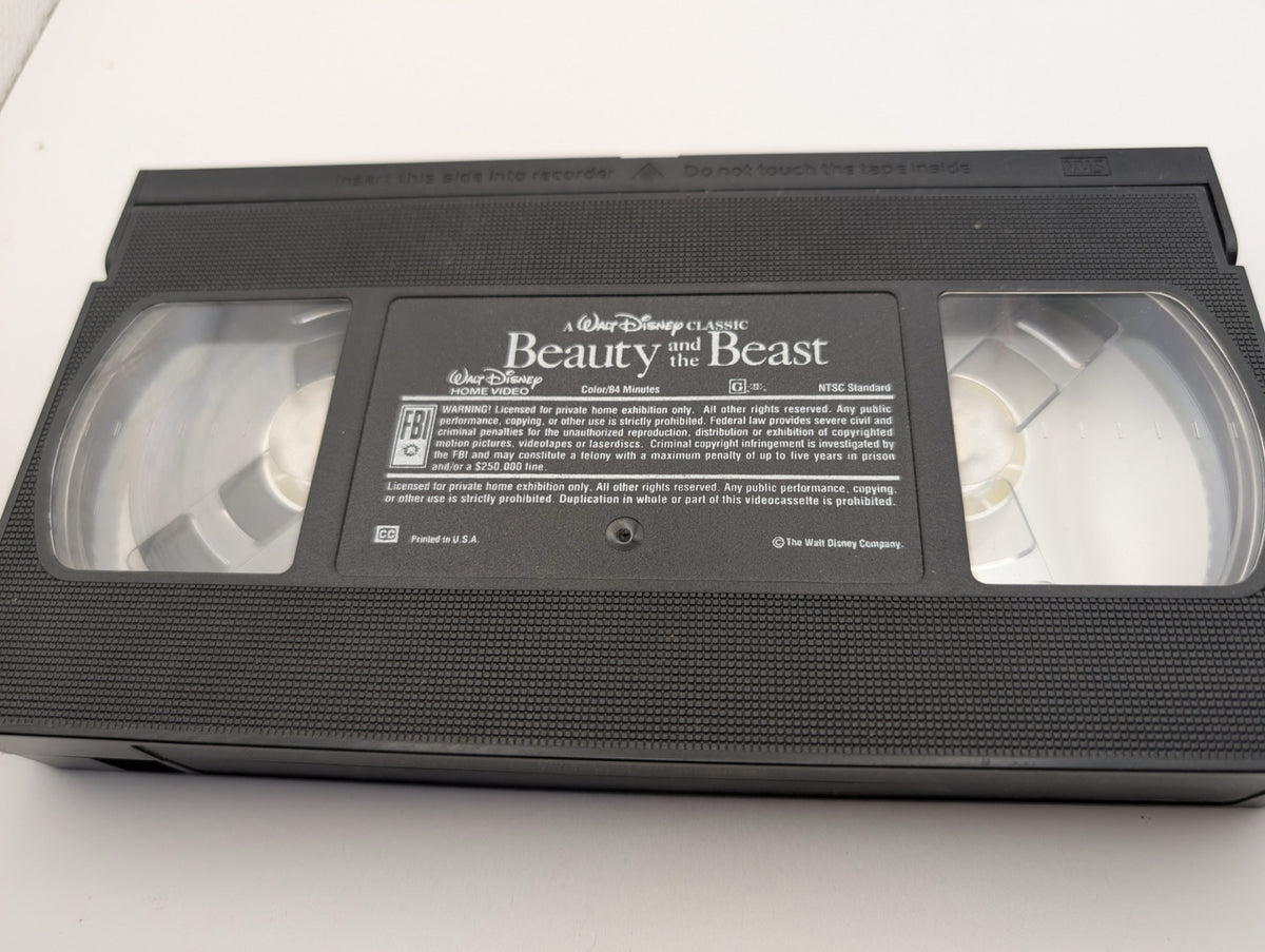 Front of Beauty and the Beast VHS cassette