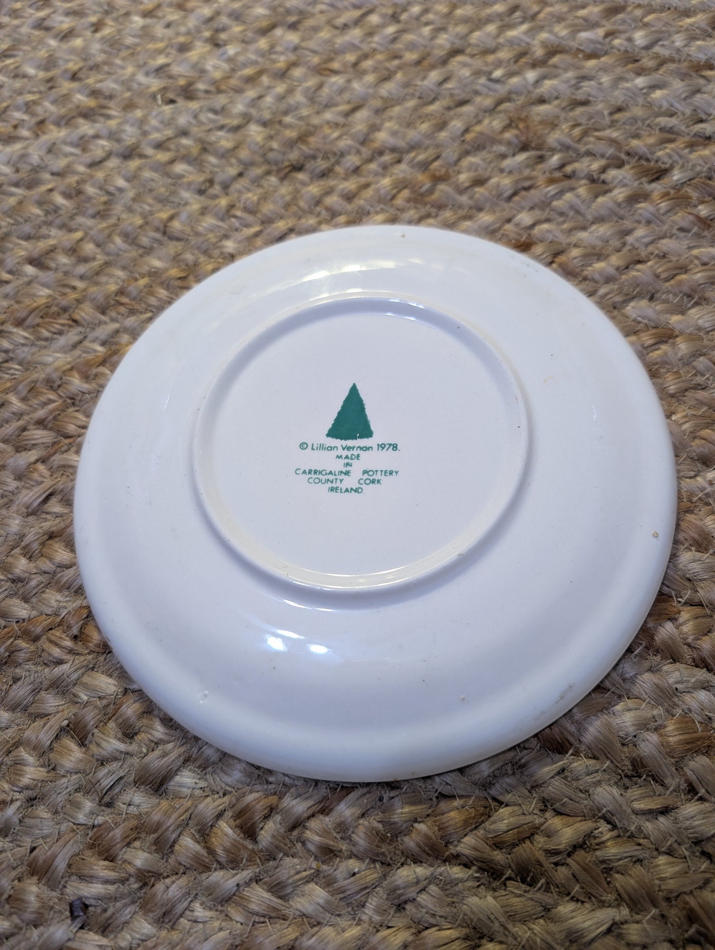 Vintage Lillian Vernon Collector Plate Christmas 1978 Carrigaline Pottery Ireland