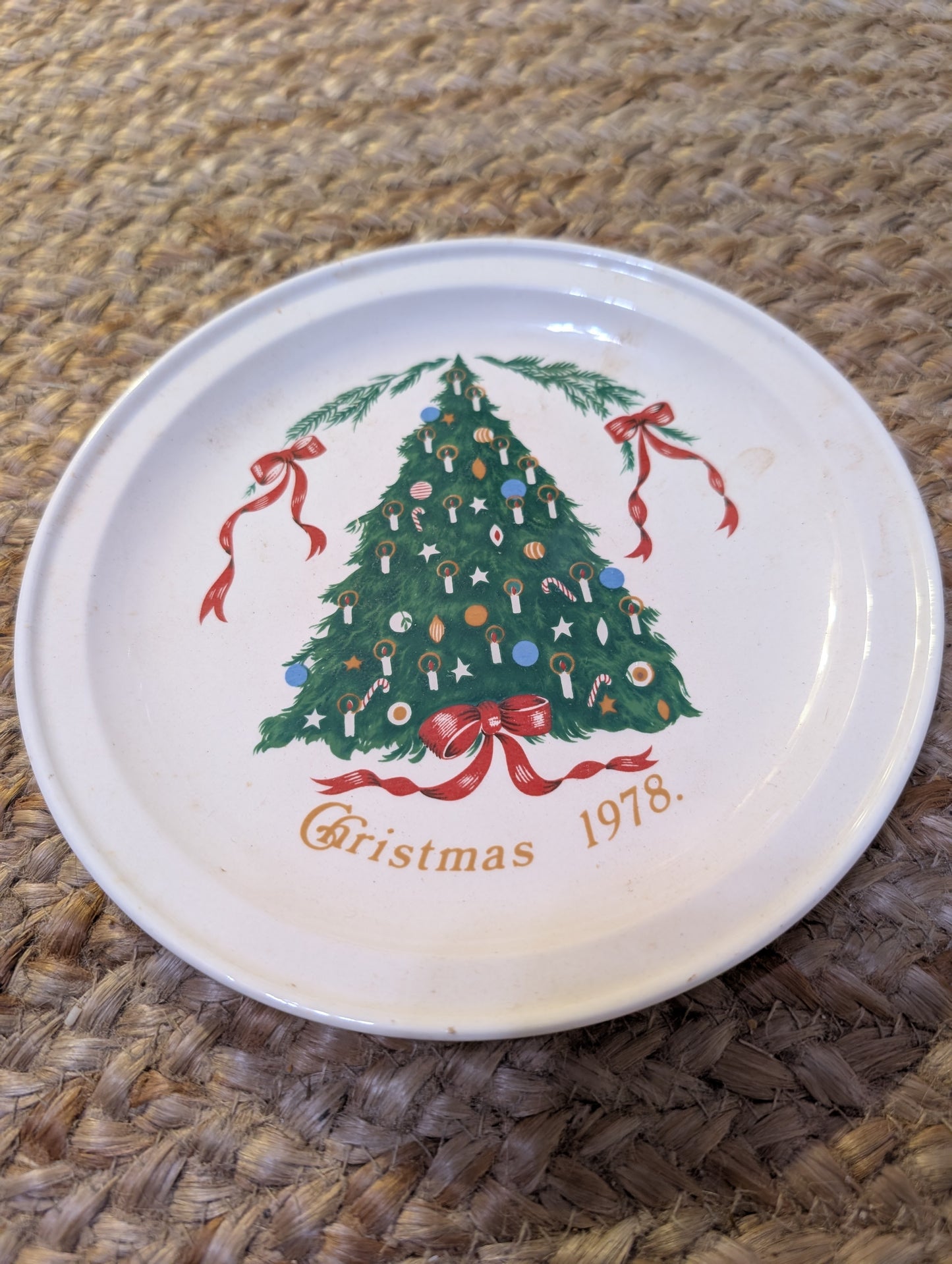 Vintage Lillian Vernon Collector Plate Christmas 1978 Carrigaline Pottery Ireland