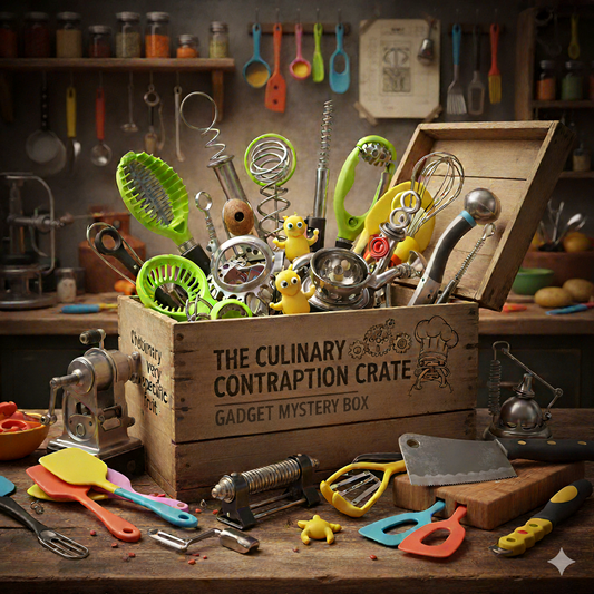 The Culinary Contraption Crate! 🍳 Mystery Box of Kitchen Gadgets & Gizmos! FREE SHIP!