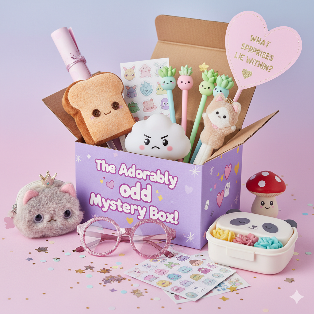 The Adorably Odd Box! 💖 Cute & Quirky Whimsical Mystery! FREE SHIP!