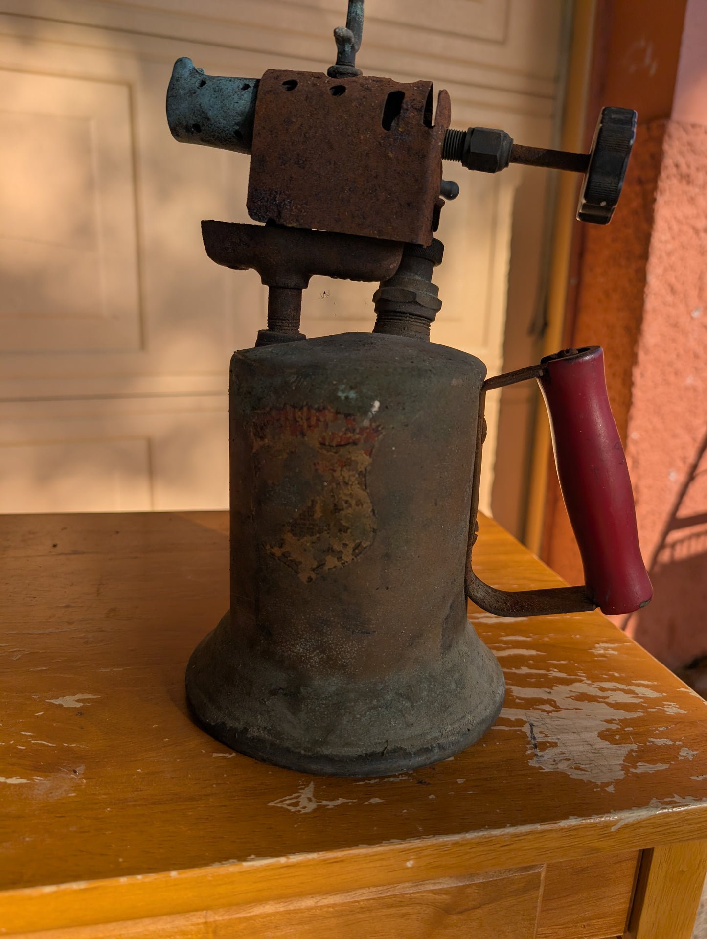 Antique C&L Clayton Lambert Brass Blow Torch Blowtorch Made In Detroit USA