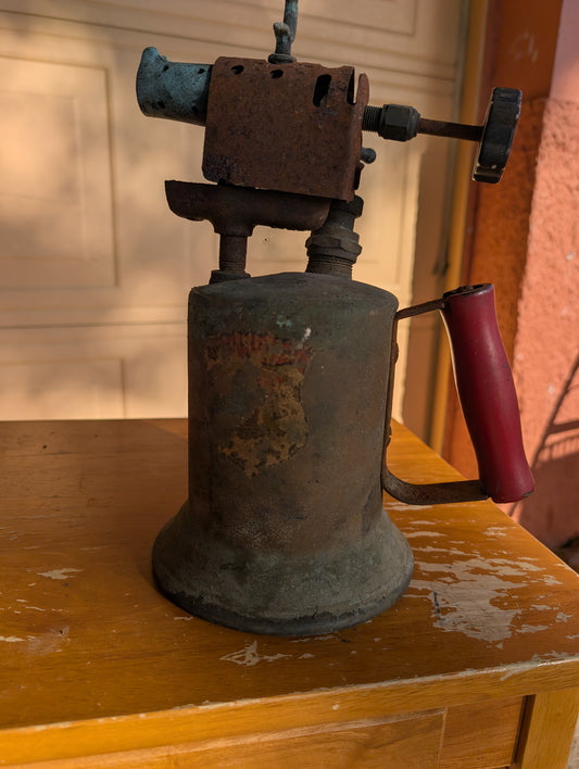 Antique C&L Clayton Lambert Brass Blow Torch Blowtorch Made In Detroit USA