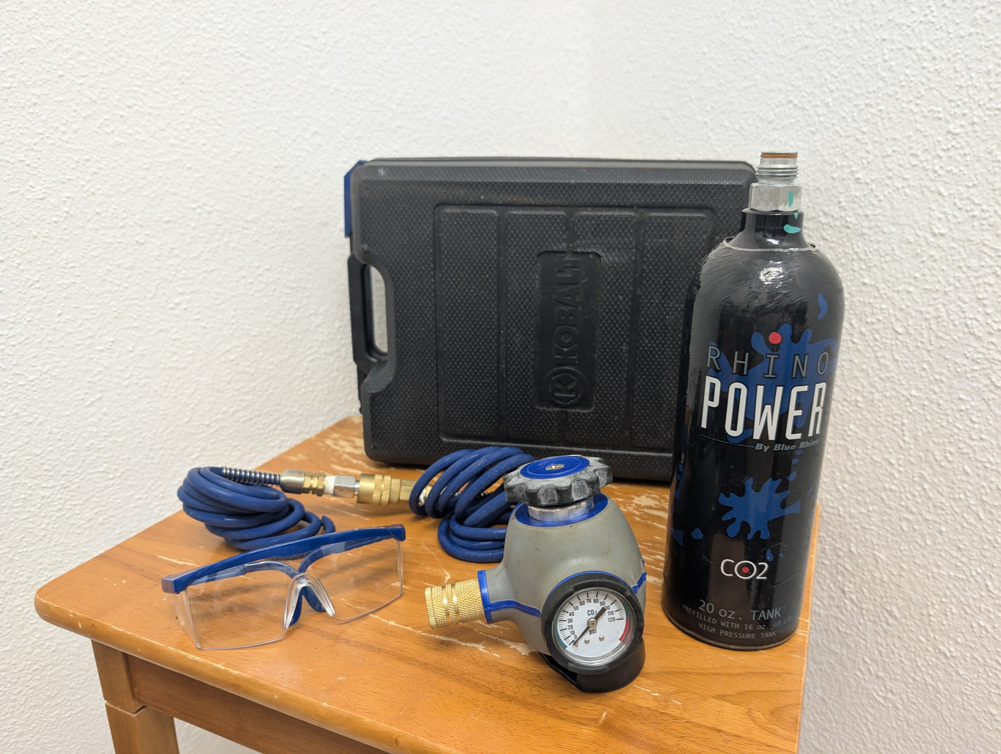 Kobalt Portable Compressed CO2 Regulator - tube needs repaired