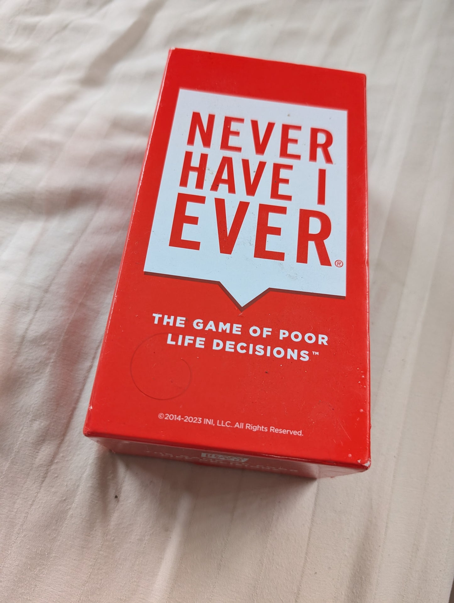 Never Have I Ever - The Game of Poor Life Decisions Brand NSFW