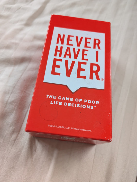 Never Have I Ever - The Game of Poor Life Decisions Brand NSFW