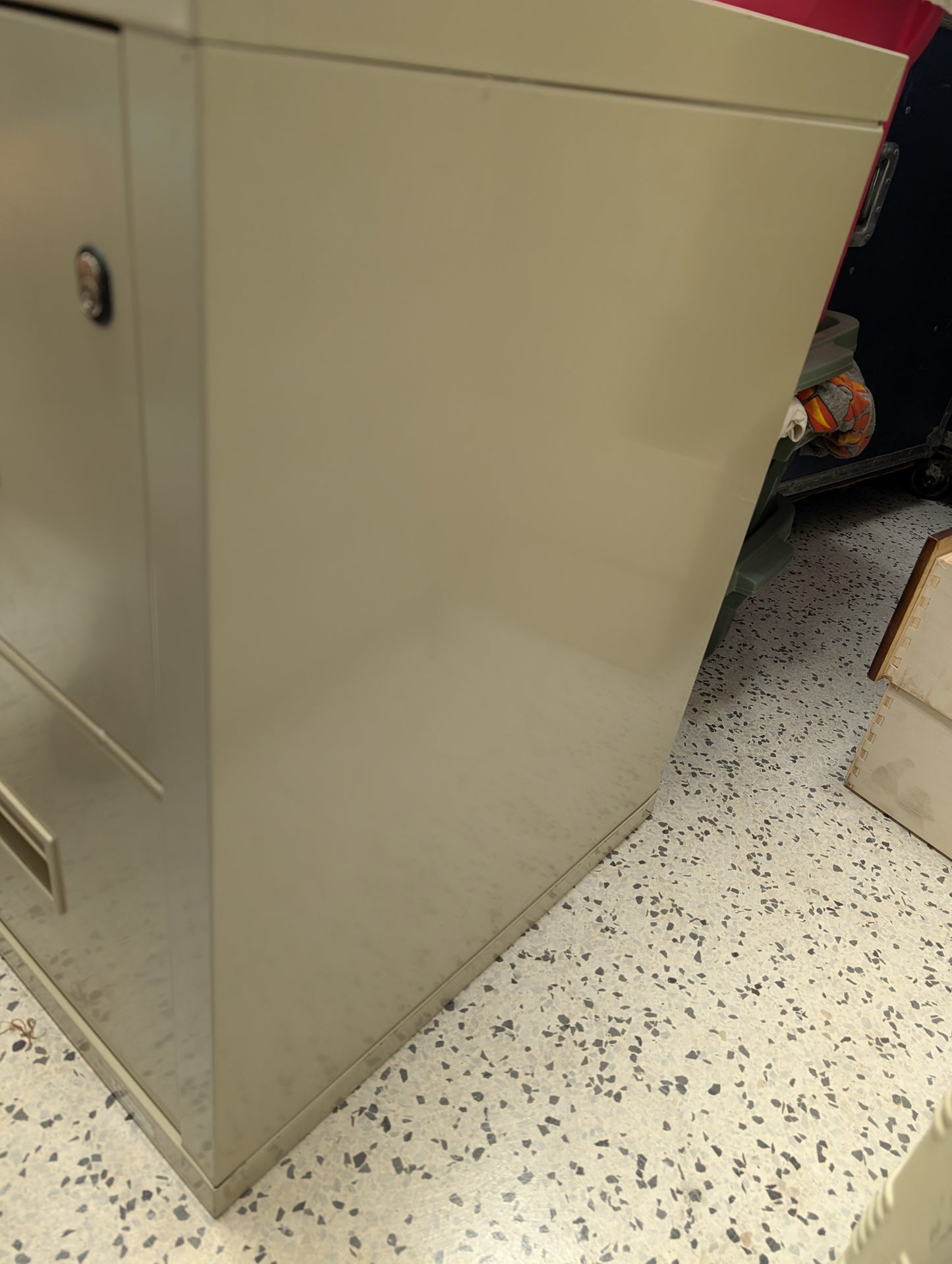 FireKing Turtle Series - Lockable Space Saving Vertical File Cabinet - 1-Hour Fire Rated - 2 Drawers