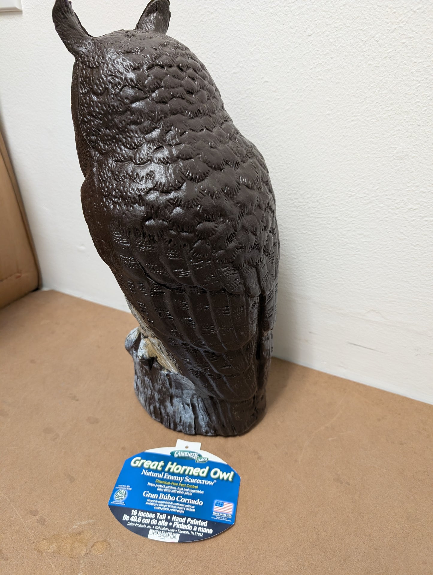 Great Horned Owl Nature's Enemy Scarecrow