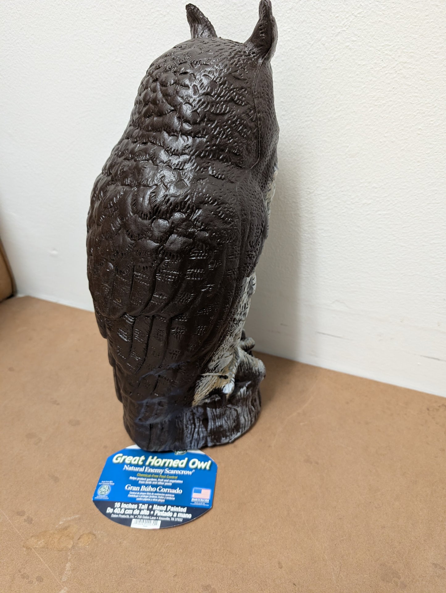 Great Horned Owl Nature's Enemy Scarecrow