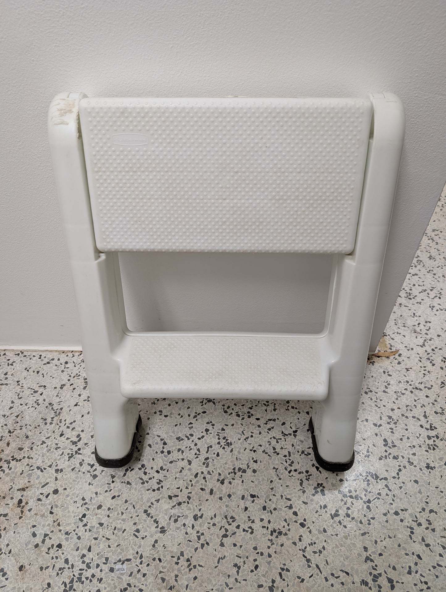 EZ Step Folding Stool, 2-Step, White