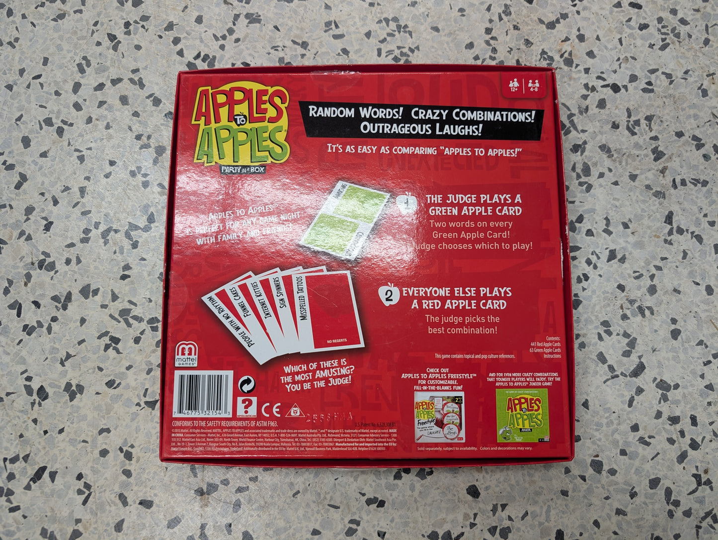 Mattel Apples to Apples Party in a Box Card Game