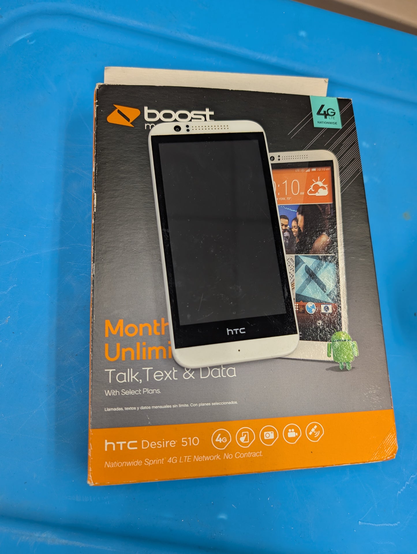 HTC Desire 510 mobile phone  with original box
