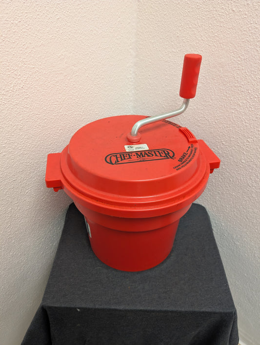 Chef Master Commercial 5 Gallon Salad Spinner with Braking System