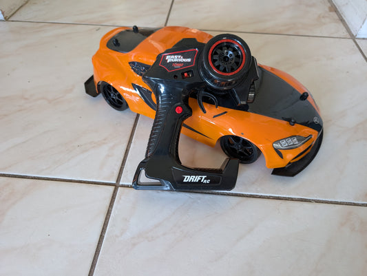 Fast Hans Furious Drift Elite RC F9 Toyota Supra Turbo Boost Power Slide Remote