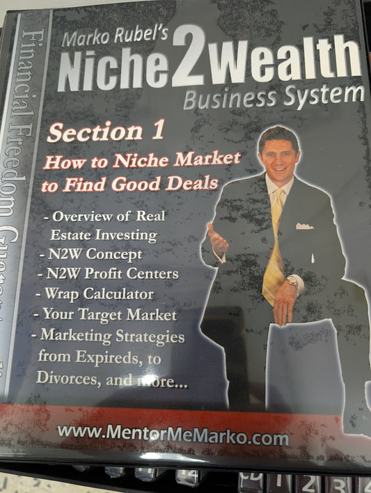 Marko Rubel's Niche 2 Wealth Business System - Business Series -INCOMPLETE