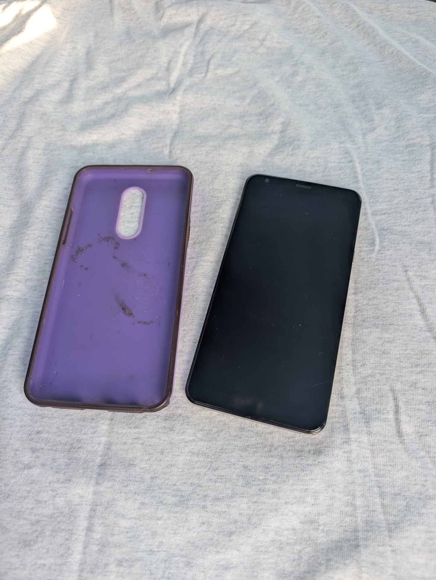 LG Stylo 5 LM-Q720 32GB Blonde Rose Sprint with case