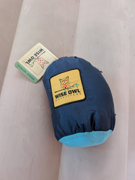 Wise Owl Outfitters Single Owl Hammock  (Blue)