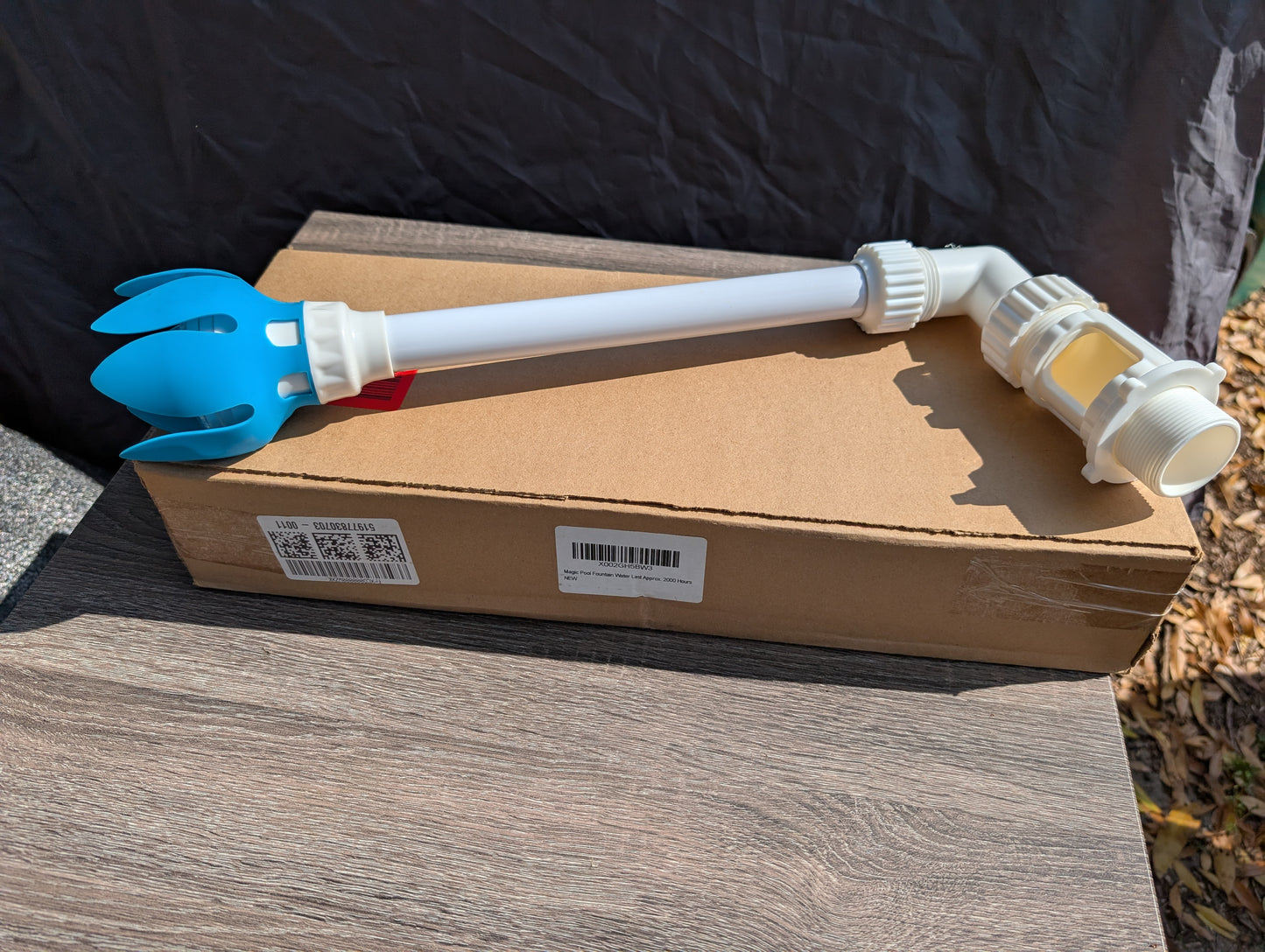 Magic Pool Fountain - Lighted blue tulip