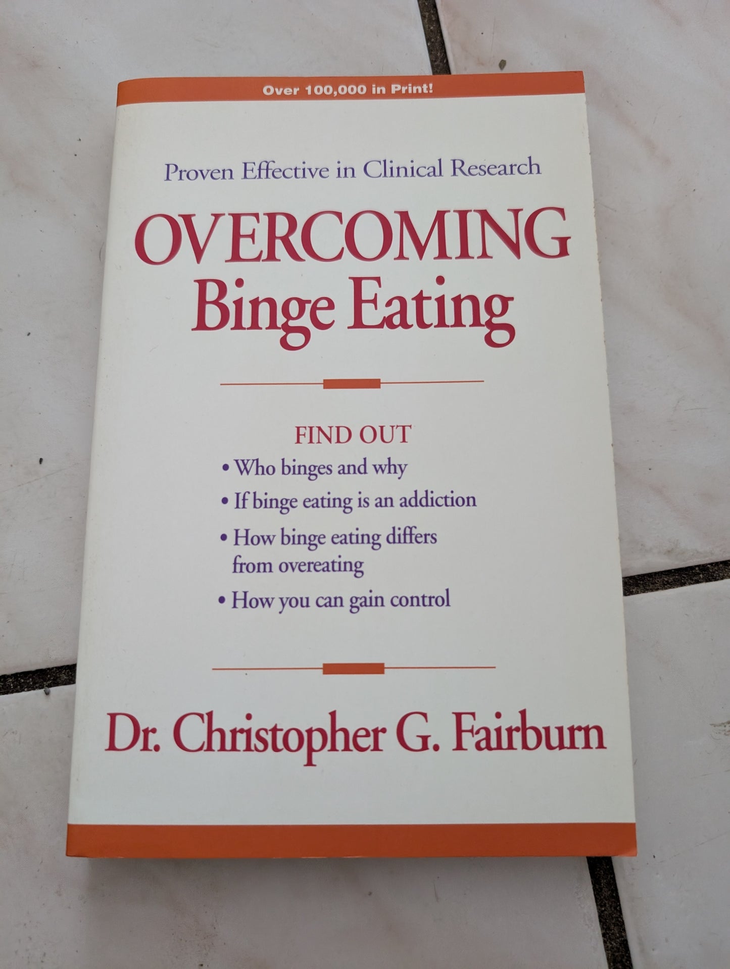 Overcoming binge eating - Book by Christopher Fairburn